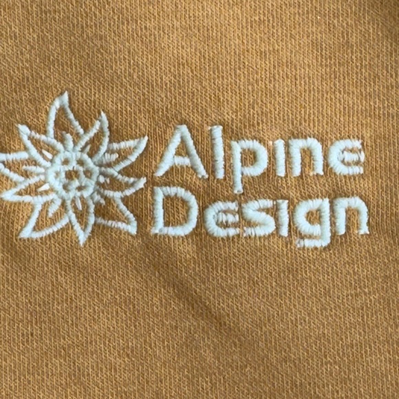 Alpine Design Hoodie Golden Honey Gorpcore Streetwear Sizes, S, XL, XXL NWT - Picture 7 of 9
